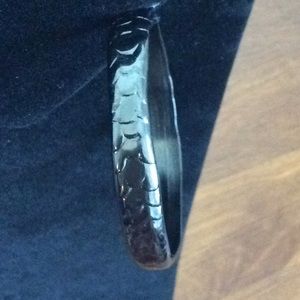 Handmade two tone black Bracklet